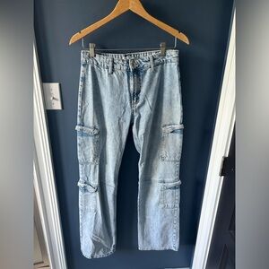zara cargo jeans size 26